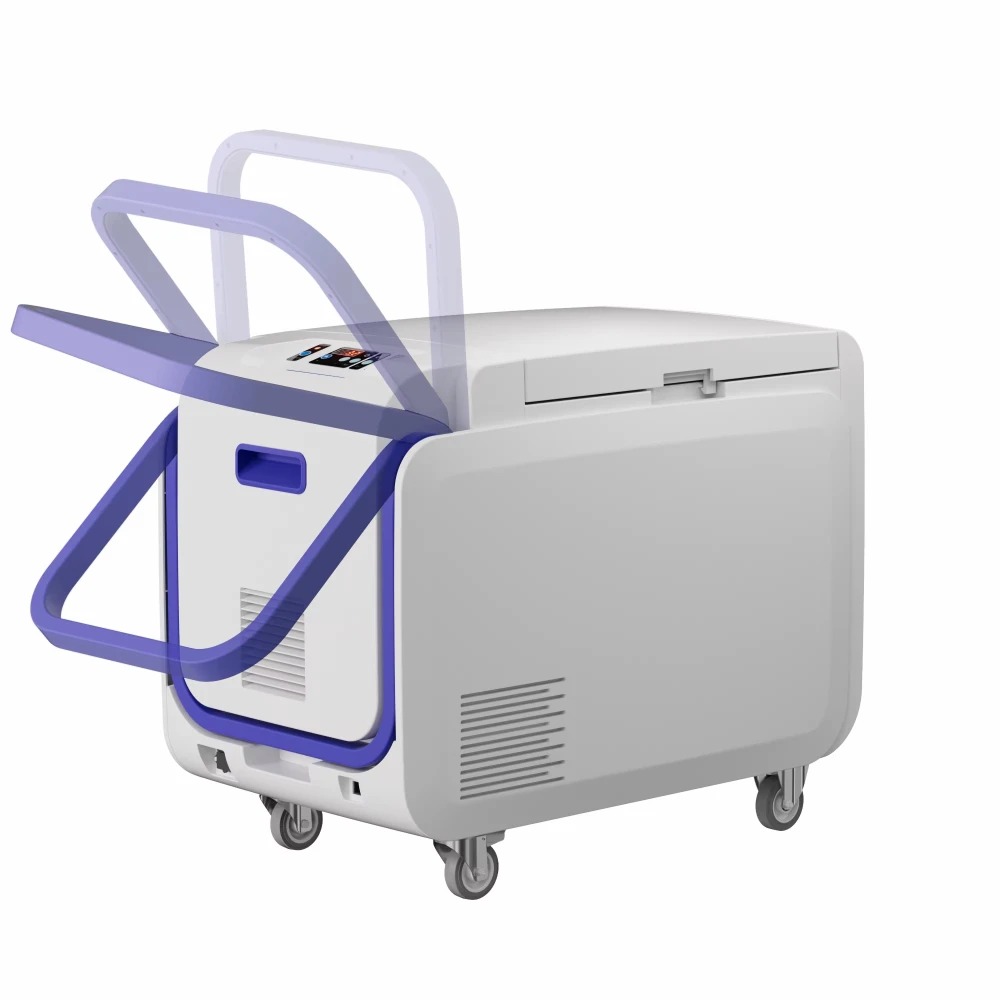 Huacooling  -86 Degree Car Portable Freezer 60L Medical Ultra Low Temperature  Storage Freezer Refrigerator